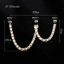 Axyaa Modern Pendant Chandelier for Living Room - LED Ceiling Lamp Dining Room Lighting