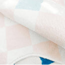 Axyaa Checkerboard Rug: Modern Minimalist Soft Plush Carpet for Bedroom and Living Room