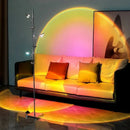 Axyaa Sunset Projection Floor Lamp | Modern Living Room Art Decor