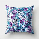 Axyaa Flower Bird Print Decorative Chair Cushion Pillowcase