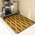 Axyaa Stripe Pattern Kitchen Drying Mat - Coasters, Placemat