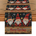 Axyaa Christmas Dwarf Tree Table Runner for Kitchen Dining Party Decor