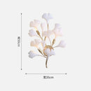Axyaa Ginkgo Leaf Wall Lamp: Elegant Bedside & Living Room Decor Lighting