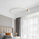 Axyaa Nordic Ring Chandelier LED Acrylic Ball Pendant Light