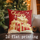 Axyaa Christmas Pillow Covers for Sofa, Bedroom, Car - Rectangular Cushion Cover