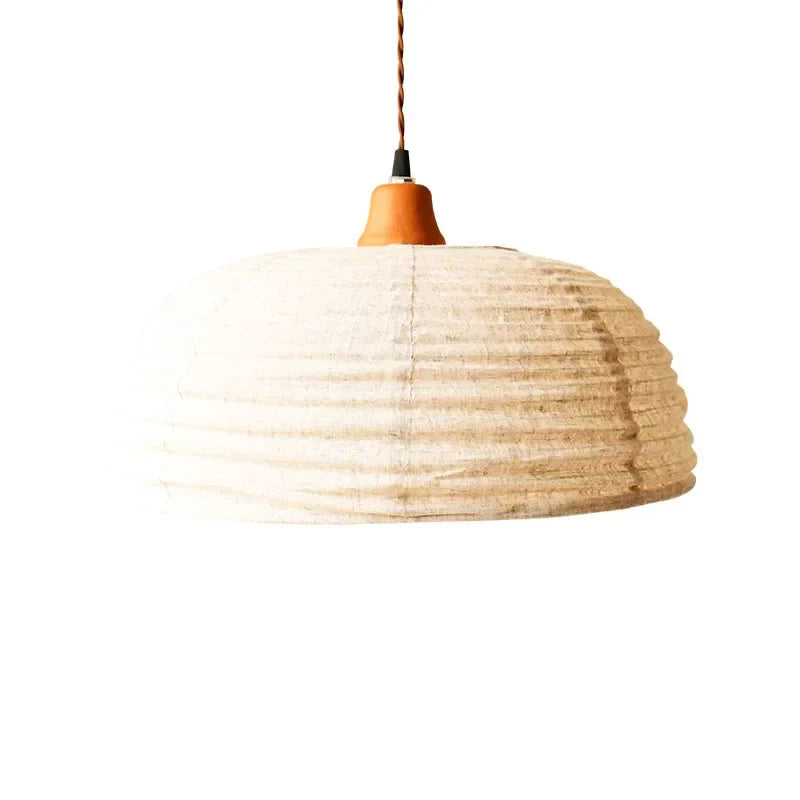 Axyaa Wabi Sabi Fabric Chandelier for Chic Ambiance in Home, Restaurant, or Hotel