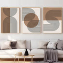 Minimalist Geometry Wall Art Print by Axyaa - Modern Abstract Canvas Painting for Home Decor