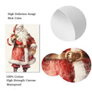 Merry Nutcracker Ornament Canvas Wall Art Nordic Poster - Axyaa Kids Room Decor