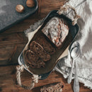 Axya Wrought Iron Storage Tray with Hemp Rope Handles for Kitchen and Photography