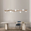 Axyaa Nordic Luxury Spherical Ceiling Chandelier for Modern Dining Table