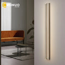 Axyaa Stainless Steel Outdoor Wall Lights: Waterproof Linear LED Lighting for Villas, Porch, Balcony