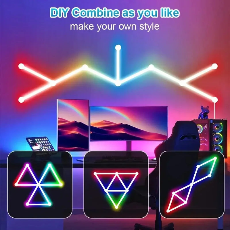 Axyaa Smart RGB LED Wall Light for Atmosphere, Music, Party, Bedroom, Game Room