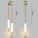 Axyaa Nordic LED Pendant Light Bedroom Chandelier for Home Living Room Dining