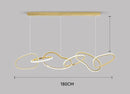 Axyaa Golden Vintage LED Pendant Light Chandeliers