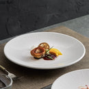 Axyaa Striped Ceramic Plates Set Mixed Usage Circular Tableware