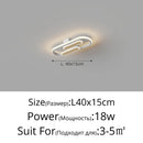 Axyaa LED Ceiling Lights for Bedroom Hallway, Modern Indoor Lighting Fixtures for Living Room