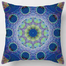 Axyaa Indian Mandala Print Polyester Pillow Case Sofa Decor Throw Pillows 45x45cm