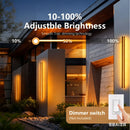 Axyaa Stainless Steel Outdoor Porch Wall Light with Smart Triac Dimming