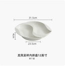 Axyaa Ceramic Sashimi Plate Set | High-Grade Small Dish Platter for Home and Commercial