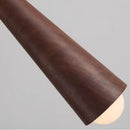 Axyaa Luxury Walnut Wood Chandelier LED Lamp Bar Counter Headboard