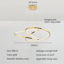 Luxury Modern LED Chandelier Light for Living Room, Restaurant, and Bedroom by Axyaa
