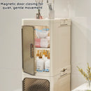 Axyaa 20cm Multi-Layer Slim Storage Cabinet Organizer for Bathroom Kitchen Living Room