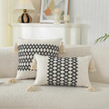 Axyaa Geometric Boho Cotton Cushion Cover for Home Decor