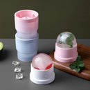 Axyaa Large Silicone Sphere Ice Mold for Whiskey, Cocktails, and Parties