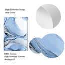 Marble Blue Gold Wall Art Canvas Painting Modern Posters Prints Axyaa