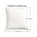 Axyaa Swan & Rose Print Pillow Covers, 17.7x17.7", Elegant Design, Machine Washable