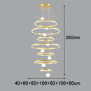 Axyaa Nordic Stair Chandelier Living Dining Room Lights Indoor Lighting