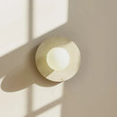 Axyaa Natural Yellow Stone LED Wall Lamp for Modern Wabi Sabi Style Lighting