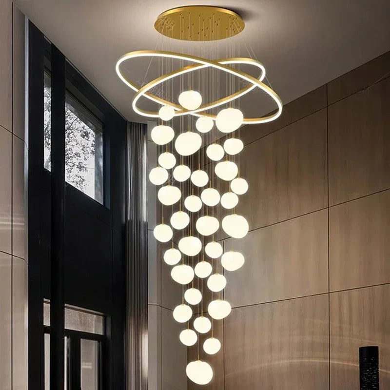 Axyaa Staircase Chandelier Pendant Light for Modern Home Decor & Indoor Lighting