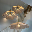 Axyaa Linen Pendant Light Chandelier Stairs Hanging Lamp Suspend Light