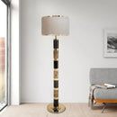 Axyaa Nordic Marble Fabric Gold Table Lamp - Vintage Style for Bedside Office Hotel