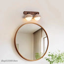 Axyaa Yellow Cave Stone Wall Light: Japanese Style, Rotatable, Bedroom Bedside Lamp