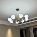 Axyaa French Medieval Walnut Chandelier for Home, Restaurant & Bedroom