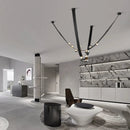 Axyaa Light Luxury Leather Chandelier for Dining & Living Room Staircase