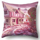 Axyaa Van Gogh Style Oil Painting Cushion Cover 45x45cm Square Pillow Case