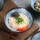 Axyaa Large Retro Ceramic Noodle Bowl Rice Bowl for Household and Restaurant