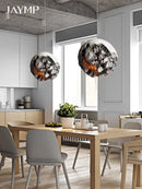 Axyaa Industrial Wabi Sabi Pendant Light Chandelier – Dining Room Ceiling Lamp