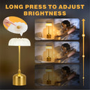 Axyaa LED Touch Sensor Desk Lamp Night Light - Dimmable Rechargeable Wireless Lighting