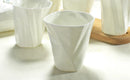 Axyaa White Bone  Coffee Mug, Novelty Geek Design, Porcelain Espresso Cup