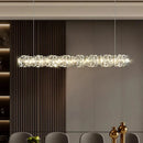 Axyaa Crystal Chandelier Pendant Light for Living Room and Dining Room