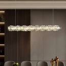 Axyaa Crystal Chandelier Pendant Light for Living and Dining Room
