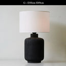 Axyaa Retro Ceramic Floor Lamp Jar Design LED Light Living Room Decor