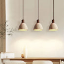 Axyaa Natural Yellow Stone Bedroom Chandelier: Retro LED Pendant Lamp for Home & Restaurant