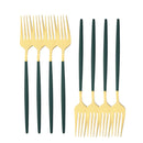 Axyaa Stainless Steel Fork Set Dinner Dessert Salad Tableware Flatware Silverware