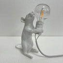 Axyaa Animal LED Table Lamp - Modern Mouse Cat Squirrel Night Light Fixture