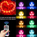 Axyaa Mini Submersible LED Tea Lights with Remote Control - Waterproof for Home Party